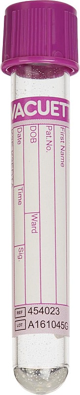 Вакуумные пробирки Vacuette с ЭДТА-К2 4 мл пластик (50 штук в упаковке)